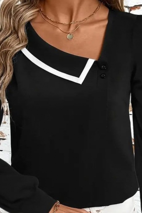 Γυναικεία μπλούζα GENSANDRA, Χρώμα: μαύρο, IVET.EU - Εκπτώσεις έως -80%