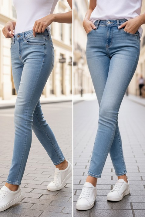 Τζιν LAMORIA, Χρώμα: Γαλάζιο, IVET.EU - Εκπτώσεις έως -80%