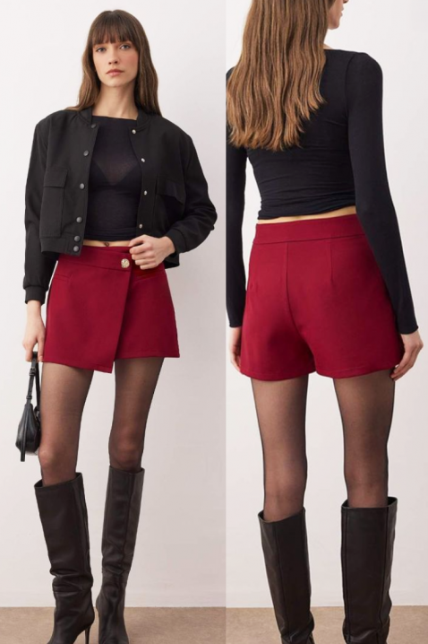 Φούστα - σορτσάκι ALDRELZA RED, Χρώμα: κόκκινο, IVET.EU - Εκπτώσεις έως -80%