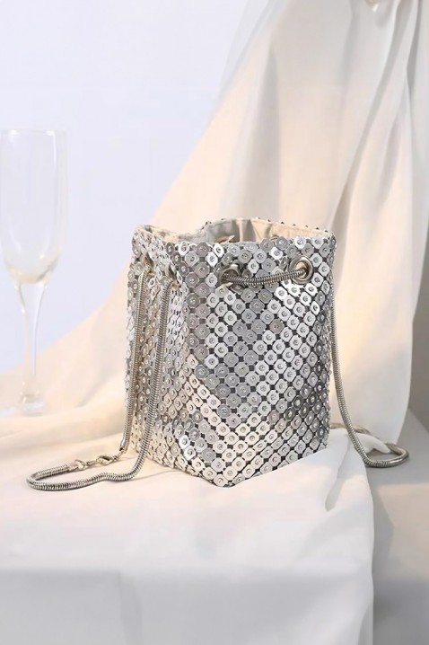 Γυναικεία τσάντα SREBROLZA, Χρώμα: ασημί, IVET.EU - Εκπτώσεις έως -80%