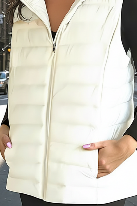 Γιλέκο LOMEIRA WHITE, Χρώμα: άσπρο, IVET.EU - Εκπτώσεις έως -80%