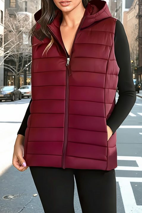 Γιλέκο LOMEIRA BORDO, Χρώμα: μπορντό, IVET.EU - Εκπτώσεις έως -80%