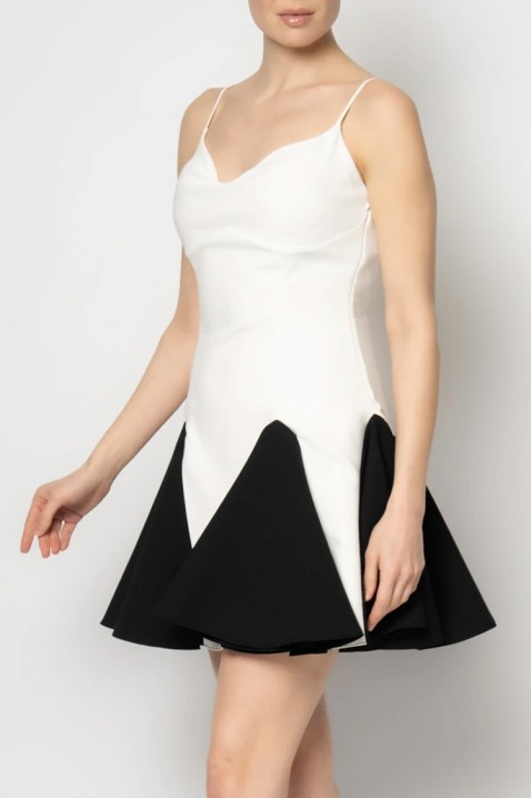 Φόρεμα KRONDILZA WHITE, Χρώμα: άσπρο, IVET.EU - Εκπτώσεις έως -80%