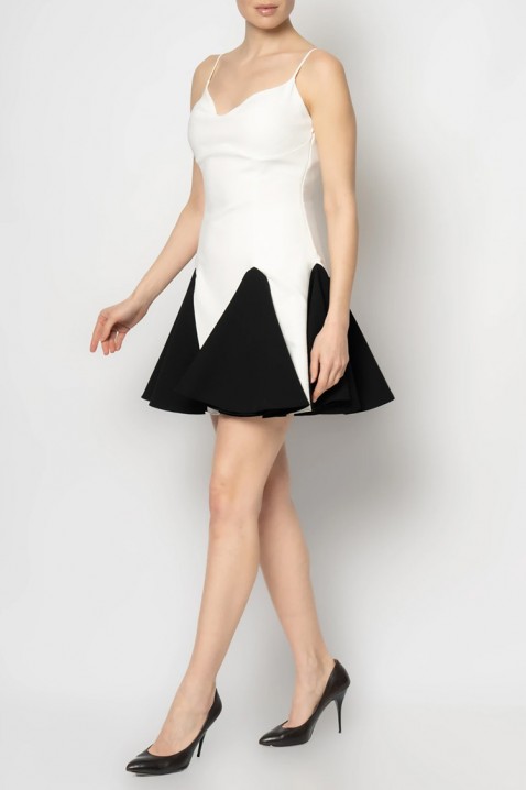 Φόρεμα KRONDILZA WHITE, Χρώμα: άσπρο, IVET.EU - Εκπτώσεις έως -80%