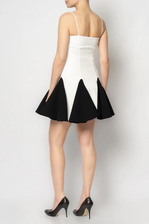 Φόρεμα KRONDILZA WHITE, Χρώμα: άσπρο, IVET.EU - Εκπτώσεις έως -80%