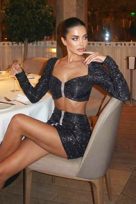 Σύνολο GLORZINA BLACK, Χρώμα: μαύρο, IVET.EU - Εκπτώσεις έως -80%