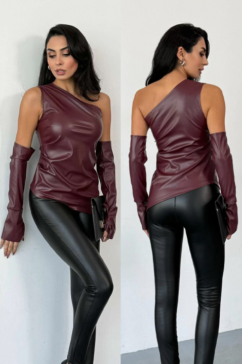 Τοπ ATANALZA, Χρώμα: μπορντό, IVET.EU - Εκπτώσεις έως -80%