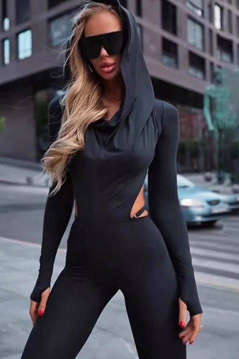 Ολόσωμη φόρμα SELZONA, Χρώμα: μαύρο, IVET.EU - Εκπτώσεις έως -80%