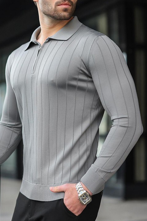 Ανδρική μπλούζα NERFEDO, Χρώμα: γκρι, IVET.EU - Εκπτώσεις έως -80%