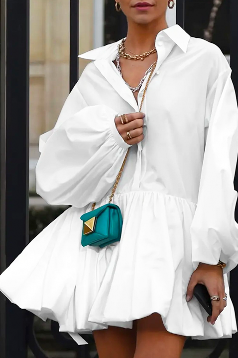 Φόρεμα DAILINZA, Χρώμα: άσπρο, IVET.EU - Εκπτώσεις έως -80%