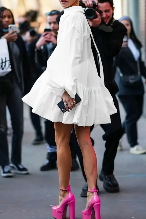 Φόρεμα DAILINZA, Χρώμα: άσπρο, IVET.EU - Εκπτώσεις έως -80%