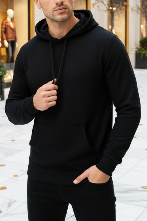 Ανδρικό φούτερ KAZER, Χρώμα: μαύρο, IVET.EU - Εκπτώσεις έως -80%