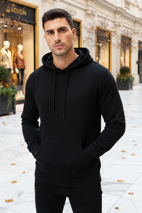 Ανδρικό φούτερ KAZER, Χρώμα: μαύρο, IVET.EU - Εκπτώσεις έως -80%