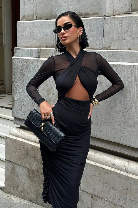 Φόρεμα MIDORVA, Χρώμα: μαύρο, IVET.EU - Εκπτώσεις έως -80%