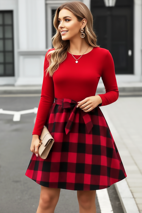 Φόρεμα GLAVENDA RED, Χρώμα: κόκκινο, IVET.EU - Εκπτώσεις έως -80%