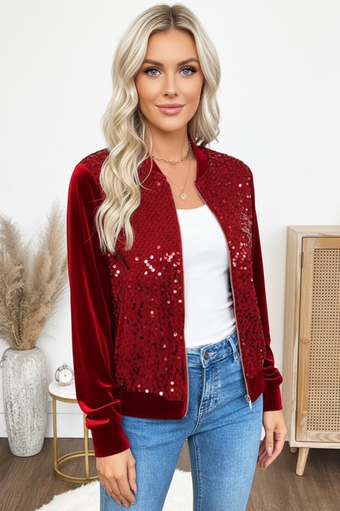 Φούτερ DEZILVA RED, Χρώμα: κόκκινο, IVET.EU - Εκπτώσεις έως -80%