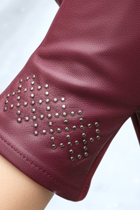 Γυναικεία γάντια VAKALZA BORDO, Χρώμα: μπορντό, IVET.EU - Εκπτώσεις έως -80%