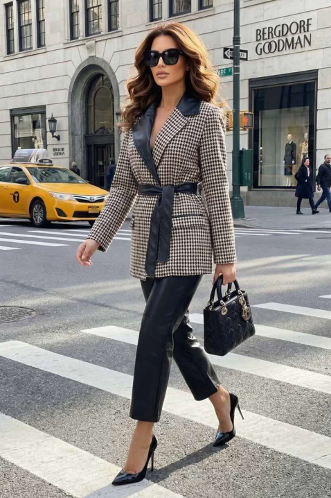 Σακάκι SKAPILZA BLACK, Χρώμα: μαύρο, IVET.EU - Εκπτώσεις έως -80%