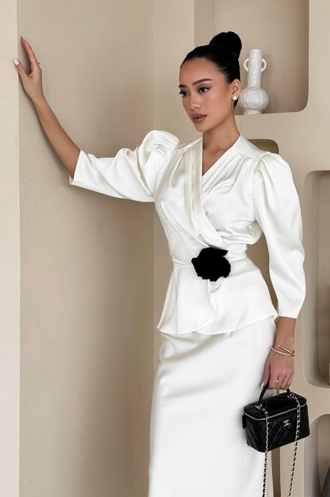 Σύνολο SATELZA WHITE, Χρώμα: άσπρο, IVET.EU - Εκπτώσεις έως -80%