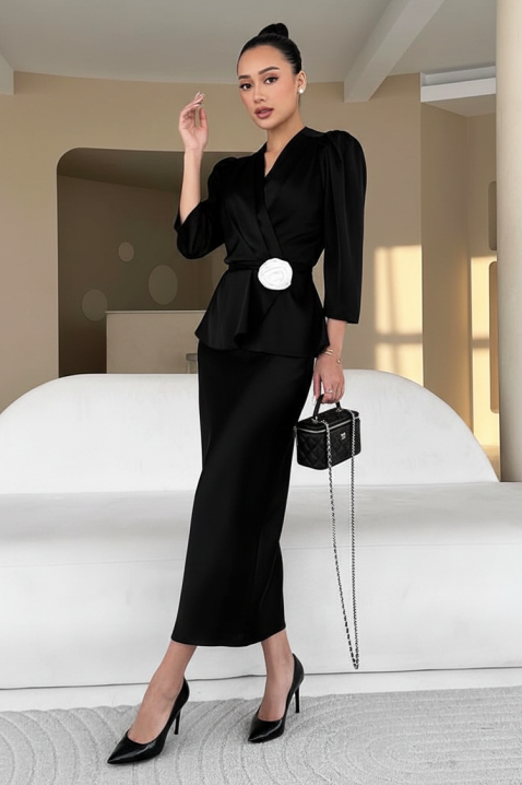 Σύνολο SATELZA BLACK, Χρώμα: μαύρο, IVET.EU - Εκπτώσεις έως -80%