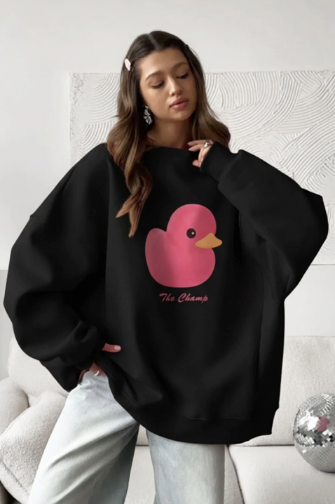 Γυναικεία μπλούζα STRAZANA BLACK, Χρώμα: μαύρο, IVET.EU - Εκπτώσεις έως -80%