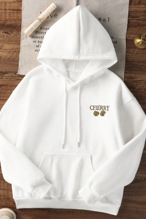 Φούτερ CHERONZA, Χρώμα: άσπρο, IVET.EU - Εκπτώσεις έως -80%