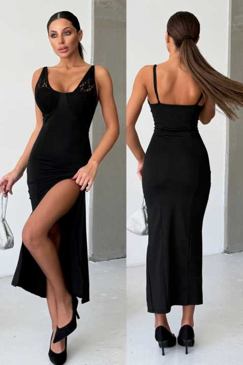 Φόρεμα TENFORA, Χρώμα: μαύρο, IVET.EU - Εκπτώσεις έως -80%