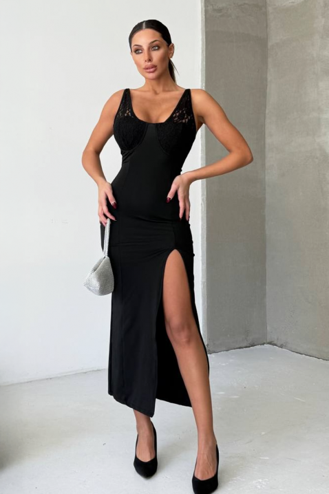 Φόρεμα TENFORA, Χρώμα: μαύρο, IVET.EU - Εκπτώσεις έως -80%