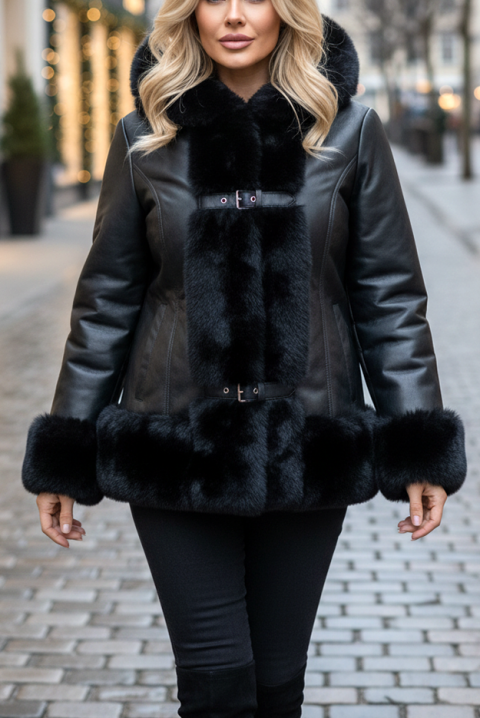 Μπουφάν DALMINZA BLACK, Χρώμα: μαύρο, IVET.EU - Εκπτώσεις έως -80%