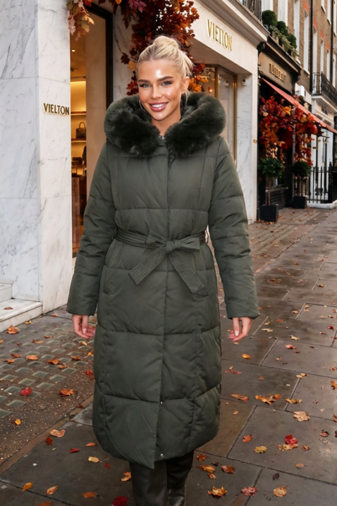 Μπουφάν ZABRANDA, Χρώμα: χακί, IVET.EU - Εκπτώσεις έως -80%