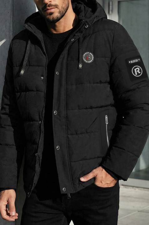 Ανδρικό μπουφάν LONIKO, Χρώμα: μαύρο, IVET.EU - Εκπτώσεις έως -80%