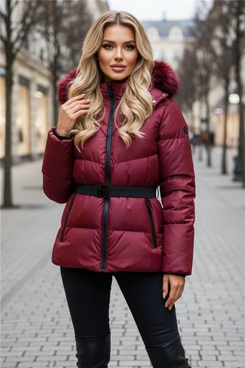 Μπουφάν FROZILIA RED, Χρώμα: κόκκινο, IVET.EU - Εκπτώσεις έως -80%