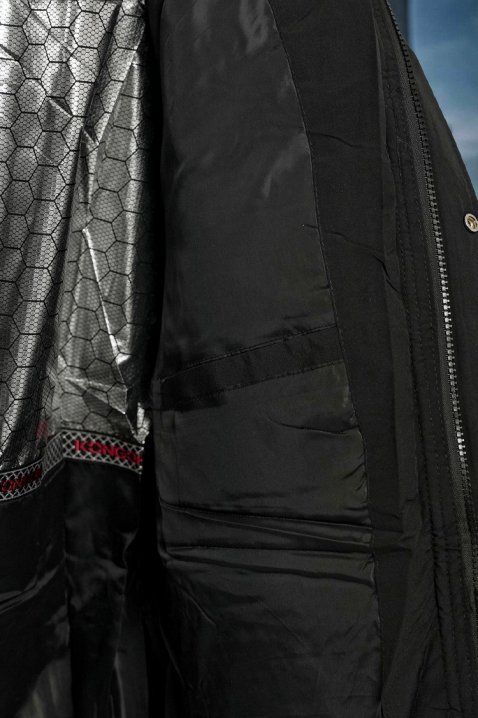 Ανδρικό μπουφάν BITILDO, Χρώμα: μαύρο, IVET.EU - Εκπτώσεις έως -80%