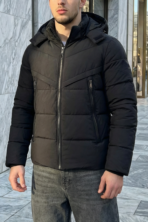 Ανδρικό μπουφάν ZERDON, Χρώμα: μαύρο, IVET.EU - Εκπτώσεις έως -80%