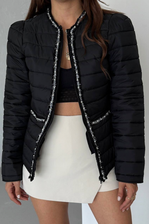 Μπουφάν SLEZOLDA, Χρώμα: μαύρο, IVET.EU - Εκπτώσεις έως -80%