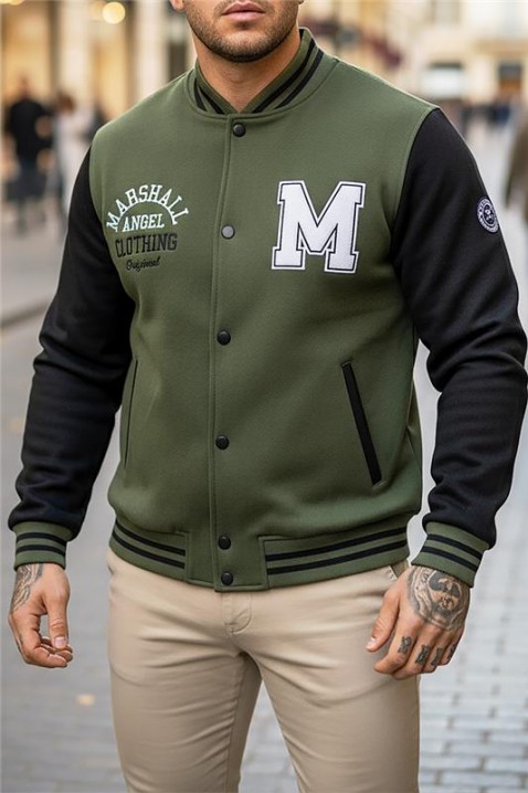 Ανδρικό φούτερ BROXONO GREEN, Χρώμα: πράσινο, IVET.EU - Εκπτώσεις έως -80%