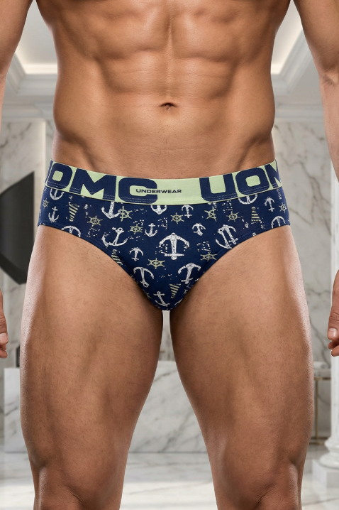 Ανδρικό σλιπ PAVELZO MINT, Χρώμα: χρωματιστό, IVET.EU - Εκπτώσεις έως -80%