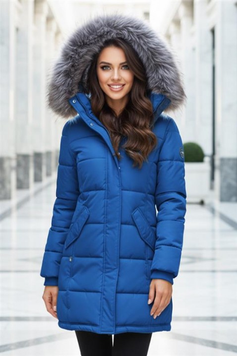 Μπουφάν ZIMBRADA BLUE, Χρώμα: μπλε, IVET.EU - Εκπτώσεις έως -80%