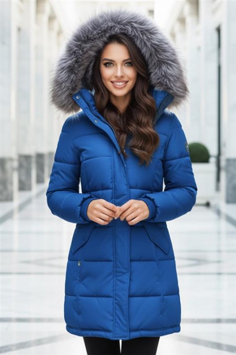 Μπουφάν ZIMBRADA BLUE, Χρώμα: μπλε, IVET.EU - Εκπτώσεις έως -80%