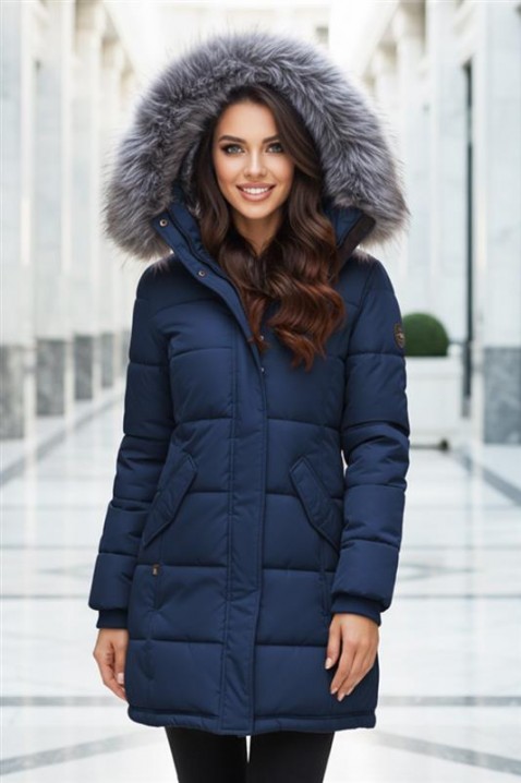 Μπουφάν ZIMBRADA NAVY, Χρώμα: σκούρο μπλε, IVET.EU - Εκπτώσεις έως -80%