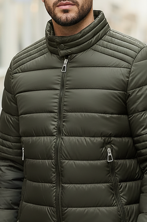 Ανδρικό μπουφάν TORZO KHAKI, Χρώμα: χακί, IVET.EU - Εκπτώσεις έως -80%