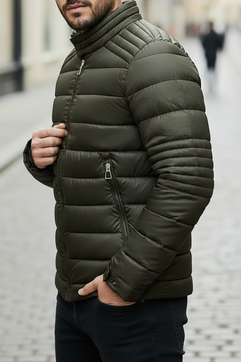 Ανδρικό μπουφάν TORZO KHAKI, Χρώμα: χακί, IVET.EU - Εκπτώσεις έως -80%