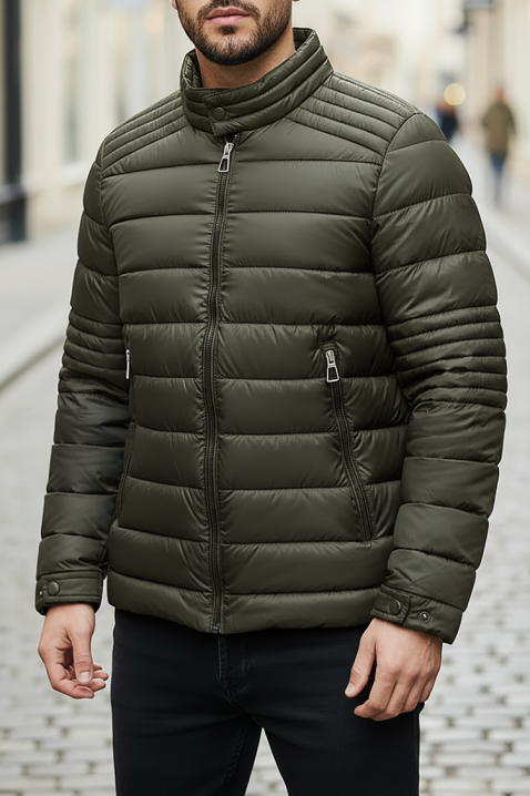 Ανδρικό μπουφάν TORZO KHAKI, Χρώμα: χακί, IVET.EU - Εκπτώσεις έως -80%