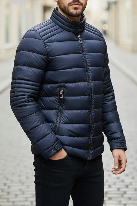 Ανδρικό μπουφάν TORZO NAVY, Χρώμα: σκούρο μπλε, IVET.EU - Εκπτώσεις έως -80%