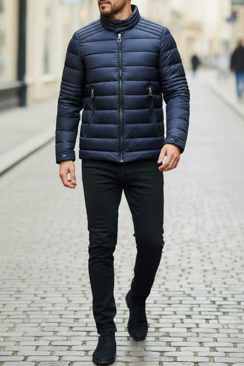 Ανδρικό μπουφάν TORZO NAVY, Χρώμα: σκούρο μπλε, IVET.EU - Εκπτώσεις έως -80%