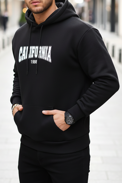 Ανδρικό φούτερ MOLFAN, Χρώμα: μαύρο, IVET.EU - Εκπτώσεις έως -80%