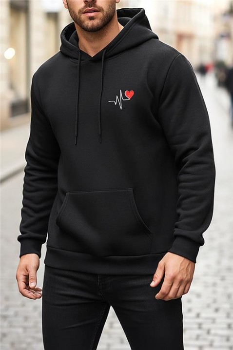 Ανδρικό φούτερ MOFOMO, Χρώμα: μαύρο, IVET.EU - Εκπτώσεις έως -80%