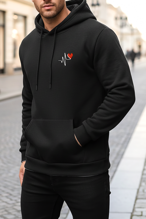 Ανδρικό φούτερ MOFOMO, Χρώμα: μαύρο, IVET.EU - Εκπτώσεις έως -80%