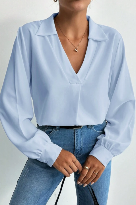 Γυναικεία μπλούζα MIOHEZA SKY, Χρώμα: Γαλάζιο, IVET.EU - Εκπτώσεις έως -80%