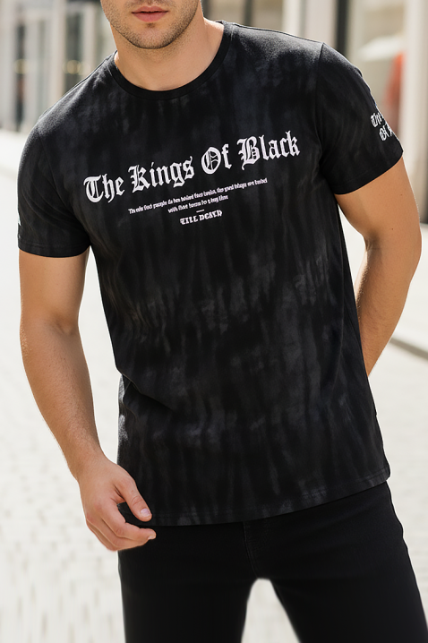 Ανδρικό μπλουζάκι BEMOLO BLACK, Χρώμα: μαύρο, IVET.EU - Εκπτώσεις έως -80%